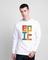 Shop Epic Stack Fleece Light Sweatshirt-Front