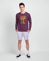 Shop EPIC Stack Full Sleeve T-Shirt Deep Purple-Design