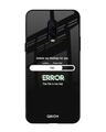 Shop Error Premium Glass Case for OnePlus 6T (Shock Proof, Scratch Resistant)-Front