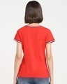 Shop Women's Red Not Ordinary Crewneck Typography Varsity Rib T-shirt-Design