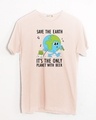 Shop Essentials Half Sleeve T-Shirt Seashell Pink-Front