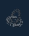 Shop Everything Is Connected full Sleeve T-Shirt Navy Blue