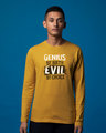 Shop Evil By Choice Full Sleeve T-Shirt-Front