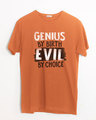 Shop Evil By Choice Half Sleeve T-Shirt-Front