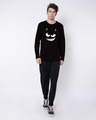 Shop Evil Smiley Full Sleeve T-Shirt-Full