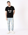 Shop Evil Smiley Half Sleeve T-Shirt