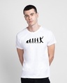 Shop Evolution Cricketer  Half Sleeve T-Shirt White-Front