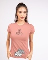 Shop Ew People Half Sleeve T-Shirt (LTL) Misty Pink-Front