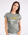 Shop Exclusivity Half Sleeve T-Shirt (GOLD PRINT)-Front