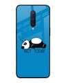 Shop Exhausted Panda Premium Glass Case for OnePlus 8(Shock Proof, Scratch Resistant)-Front