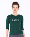 Shop Explore The World Round Neck 3/4th Sleeve T-Shirt-Front