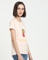 Shop Extra Fries Half Sleeve T-Shirt Baby Pink-Design