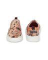 Shop Men's Beige Polycanvas Map Printed Slip-On Sneaker