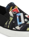 Shop Men's Black 94's Musicprinted Polycanvas Slip-On Casual Sneaker