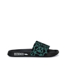 Shop Extrimos Men Green And Black Printed Casual Slider