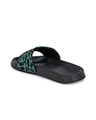 Shop Extrimos Men Green And Black Printed Casual Slider
