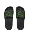 Shop Men Green And Black Slider-Front