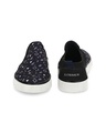 Shop Men's Navy Blue Printed Polycanvas Slip-On Casual Sneaker