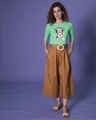 Shop Eye Roll Minnie Round Neck 3/4th Sleeve T-Shirt (DL)-Design
