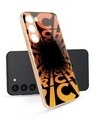 Shop Eye Twister Illusion Copper Metallic Gold Premium Glass Case for Samsung Galaxy S23 Plus 5G-Front