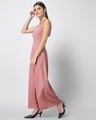 Shop Dusty Pink Cut Out Halter Maxi Dress-Design