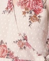 Shop Peach Floral Wrap Maxi Dress-Full