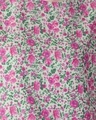 Shop Pink Floral Flared Sleeve Back Tie Blouse