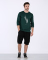 Shop Fading Feather Full Sleeve T-Shirt-Full