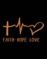 Shop Faith.love.hope Round Neck 3/4th Sleeve T-Shirt
