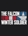 Shop Falcon & The Winter Soldier Round Neck Vest Black (FWL)