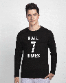 Shop Fall 7 Times Stand Up 8 Full Sleeve T-Shirt-Front