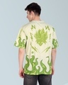 Shop Men's Green Dragon Ball Printed Oversized T Shirt-Full