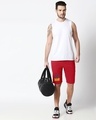 Shop Men's Maroon Fans Shorts-Design