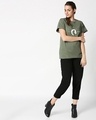 Shop Fast And Fierce Boyfriend T-Shirt Alpha Green-Design