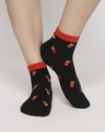 Shop Fast Food Delight Ankle Length Socks-Front