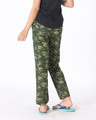 Shop Fauna Green Camouflage All Over Printed Pyjamas-Design