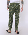 Shop Fauna Green Camouflage Fleece Joggers-Design