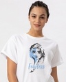 Shop Fearless Elsa (Frozen) Boyfriend T-Shirt-Front