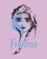 Shop Fearless Elsa (Frozen) Half Sleeve T-Shirt (DL)-Full