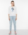 Shop Fearless Elsa (Frozen) Round Neck 3/4th Sleeve T-Shirt-Design