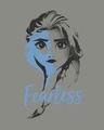 Shop Fearless Elsa (Frozen) Round Neck 3/4th Sleeve T-Shirt (DL)-Full