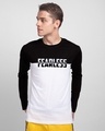 Shop Fearless Positive Negative Color Block T-Shirt-Front