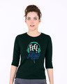 Shop Feel Alive Round Neck 3/4th Sleeve T-Shirt-Front