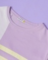 Shop Women's Lilac Feel Good Color Block T-shirt