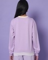 Shop Women's Feel Good Lilac Color Block Sweatshirt-Design