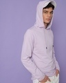 Shop Feel Good Lilac Full Sleeve Hoodie T-shirt-Front