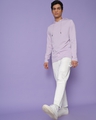 Shop Feel Good Lilac Full Sleeve Hoodie T-shirt-Full