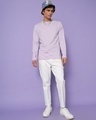 Shop Feel Good Lilac Full Sleeve T-shirt-Full