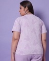 Shop Feel Good Lilac Plus Size AOP Half Sleeve T-shirt-Design
