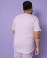 Shop Men's Feel Good Lilac Plus Size Apple Cut T-shirt-Design